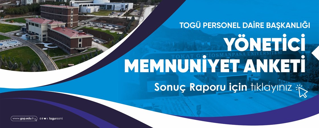 TOGÜ Yönetici Memnuniyet Anketi