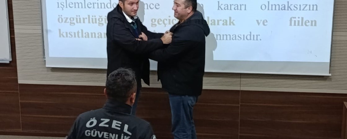 Özel Güvenlik Hizmetleri ve Olaylara Müdahale Eğitimi